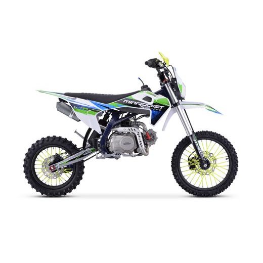 PITBIKE DT125 17"/14" AUTOMAT ČERNÁ/ORANŽOVÁ/MODRÁ