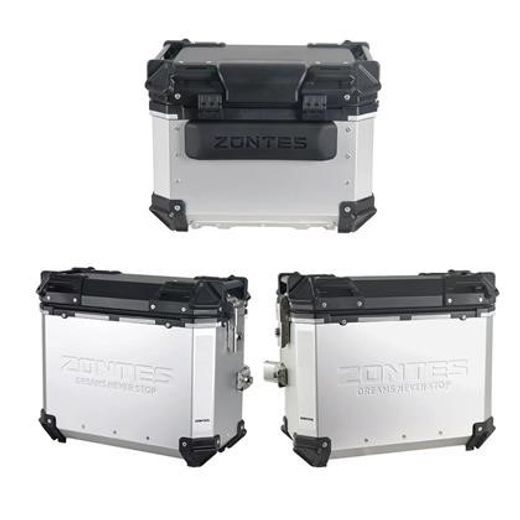 ZONTES SADA STŘÍBRNÝCH HLINÍKOVÝCH KUFRŮ 703 FRONTIER