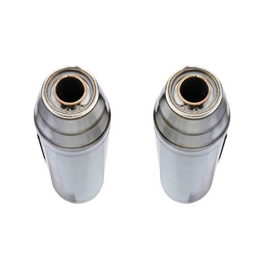 DVOJITÁ KONCOVKA VÝFUKU SLIP-ON GPR DEEPTONE D.97.DE BROUŠENÁ NEREZOVÁ OCEL