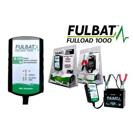 NABÍJEČKA BATERIÍ FULBAT FULLOAD 1000 6-12V 1A (VHODNÉ TAKÉ PRO LITHIOVÉ BATERIE)