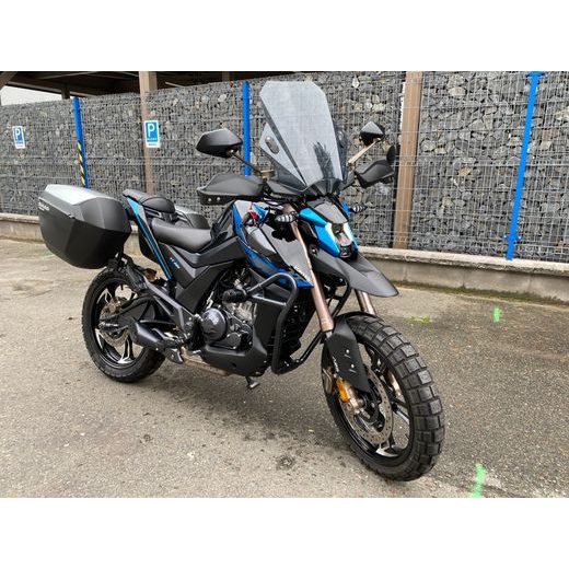 ZONTES 125 HYPER TRAIL MODRÁ + BOČNÍ KUFRY
