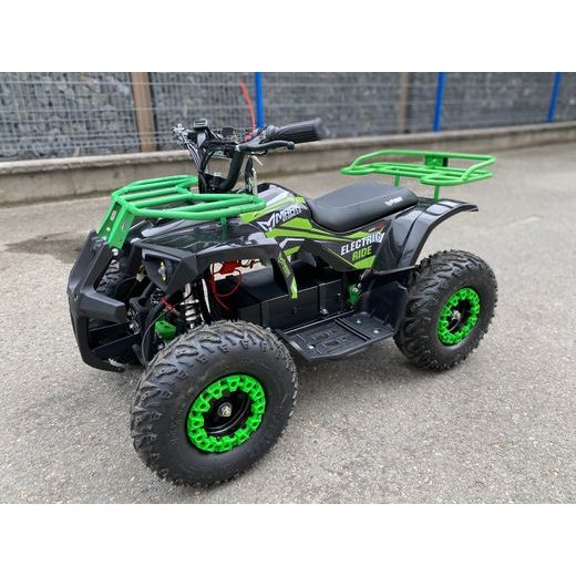 DĚTSKÁ ELEKTRO ČTYŘKOLKA SONIC 1000W 48V ČERNO ZELENÁ