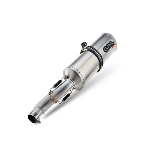 DVOJITÁ KONCOVKA VÝFUKU SLIP-ON GPR SATINOX A.14.SAT BROUŠENÁ NEREZOVÁ OCEL