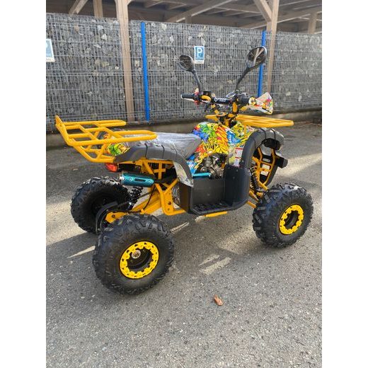 DĚTSKÁ ČTYŘKOLKA TORONTO 125CC - ŽLUTÉ GRAFITY