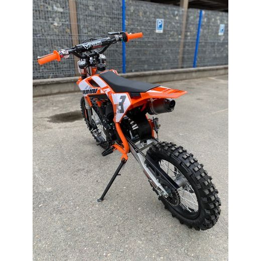 PITBIKE 125CC S3 17/14 MANUÁL 4G + EL START. ORANŽOVÁ