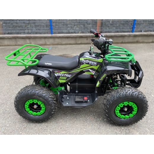 DĚTSKÁ ELEKTRO ČTYŘKOLKA SONIC 1000W 48V ČERNO ZELENÁ