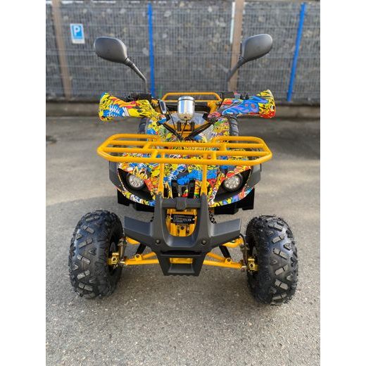 DĚTSKÁ ČTYŘKOLKA TORONTO 125CC - ŽLUTÉ GRAFITY