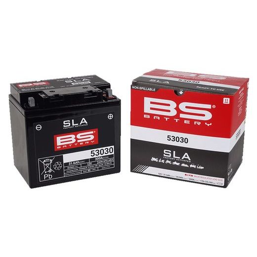 TOVÁRNĚ AKTIVOVANÁ MOTOCYKLOVÁ BATERIE BS-BATTERY 53030 (FA)