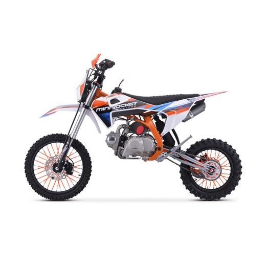 PITBIKE DT125 17"/14" AUTOMAT ČERNÁ/ORANŽOVÁ/MODRÁ