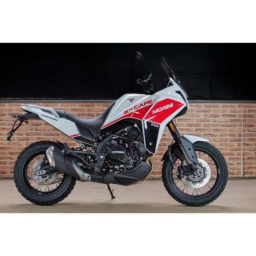 MOTO MORINI X-CAPE DRÁTĚNÁ KOLA BÍLÁ CARRARA WHITE S KUFRY ZDARMA