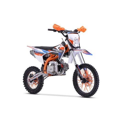 PITBIKE DT125 17"/14" ENDURO ČERNÁ/ORANŽOVÁ/MODRÁ