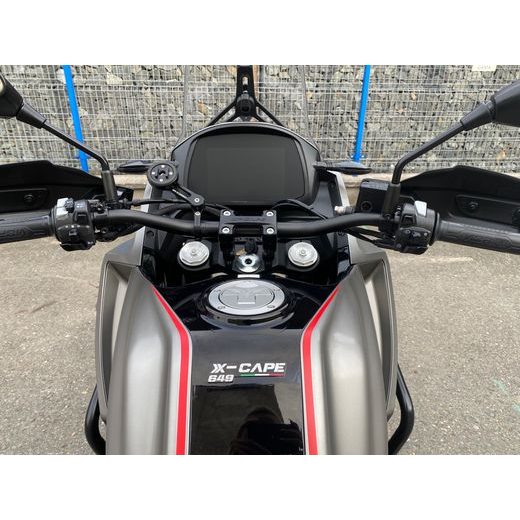 MOTO MORINI X-CAPE DRÁTĚNÁ KOLA ŠEDÁ SMOKY ANTHRACITE S KUFRY ZDARMA