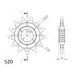 ŘETĚZOVÉ KOLEČKO SUPERSPROX CST-715:12 12 ZUBŮ, 520