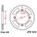ŘETĚZOVÁ SADA EK - STŘÍBRNÝ ŘETĚZ 420 DEH, NETĚSNĚNÝ, KOLEČKO JT, ROZETA JT PRO HONDA CRF 110 F 2013-2025