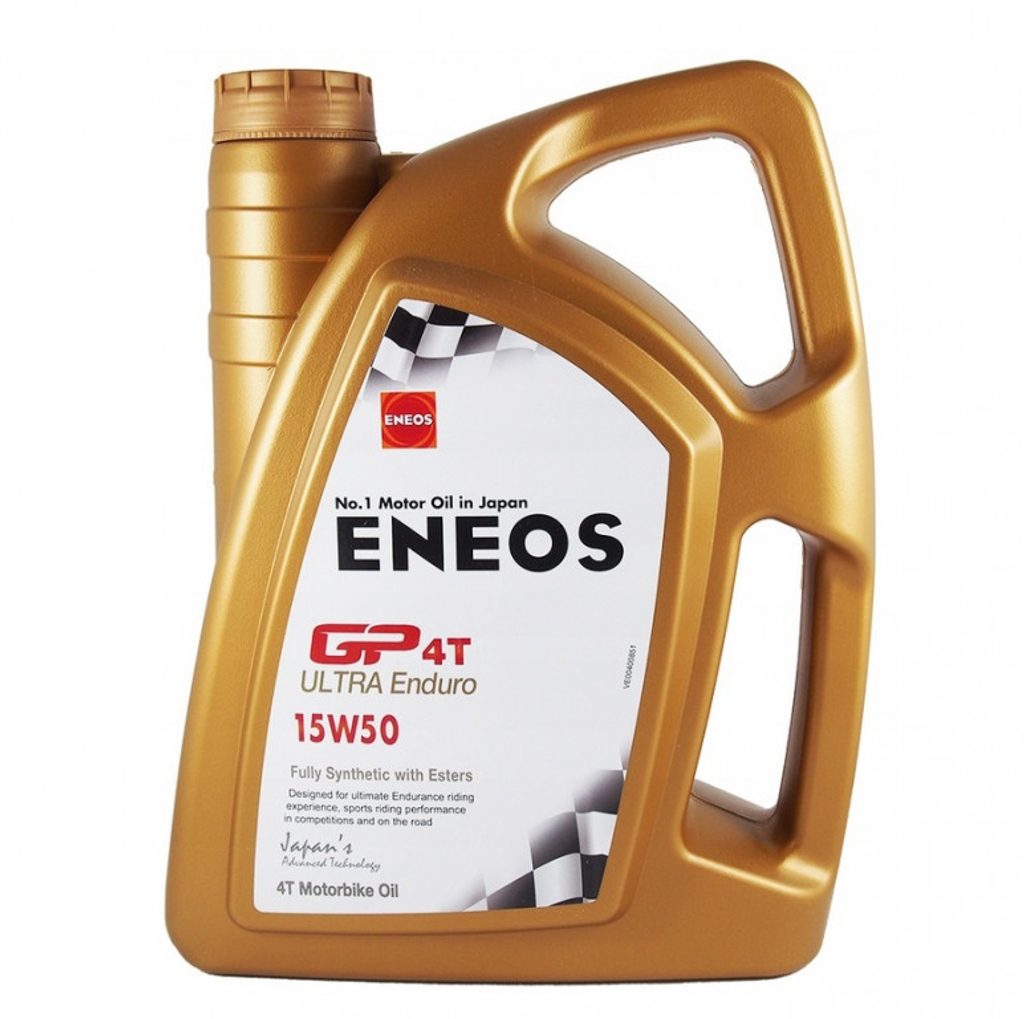 MotoBean - Motorno ulje ENEOS GP4T Ultra Enduro 15W-50 E.GP15W50/4 4l -  ENEOS - 4T - motorna ulja - 4L - ENEOS - Moto program ulja i maziva ENEOS,  Ulje i maziva, Dijelovi