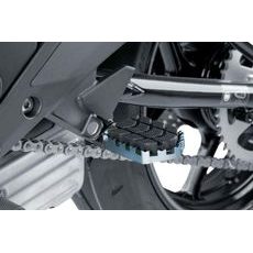 FOOTPEGS WITHOUT ADAPTERS PUIG ENDURO 7587P SILVER WITH RUBBER