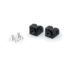 FOOTPEG ADAPTERS PUIG 20324N ADJUSTABLE CRNI