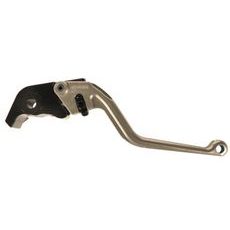 BRAKE LEVER ACCOSSATO FIXED CNC-WORKED ALUMINIUM, SILVER