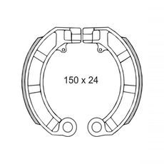 ČELJUSTI KOČNICA (PAKNE) RMS 225120572 REAR