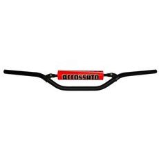 HANDLEBAR ACCOSSATO ALUMINIUM, 22 MM CRNI