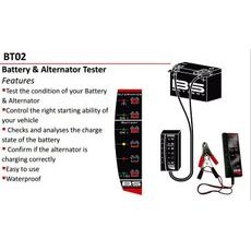 BATTERY AND ALTERNATOR TESTER BS-BATTERY BT02