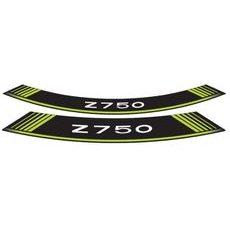 RIM STRIP PUIG Z750 5545V GREEN SET OF 8 RIM STRIPS