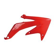 RADIATOR SCOOPS POLISPORT 8411300003 (PAIR) RED CR 04 FOR HONDA CRF 450 R 2005-2008