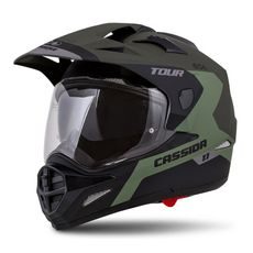 Touring helmet CASSIDA TOUR 1.1 SPECTRE army green/ grey/ black S