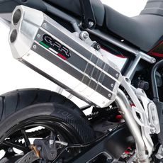 SLIP-ON EXHAUST GPR HYPER SONIC BMW.56.HYSOIN BRUSHED STAINLESS STEEL