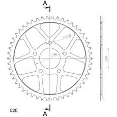 LANČENIK ZADNJI SUPERSPROX RFE-254:50-BLK CRNI