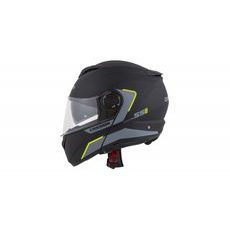 FULL FACE HELMET CASSIDA COMPRESS 2.0 REFRACTION MATT BLACK / GREY / YELLOW FLUO S