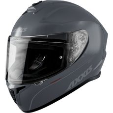 FULL FACE helmet AXXIS DRAKEN ABS solid grey matt M