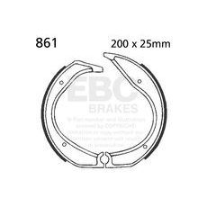 BRAKE SHOE SET EBC 861