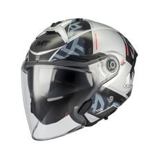OPEN FACE HELMET MT HELMETS COSMO SV ARROW C2 GLOSS M