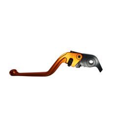 CLUTCH LEVER ACCOSSATO FIXED CNC-WORKED ALUMINIUM, ORANGE