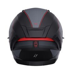 FULL FACE HELMET STORMER BLASTER TRON RED, METAL MATT XS