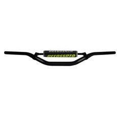 HANDLEBAR ACCOSSATO ALUMINIUM, 28.5 MM CRNI