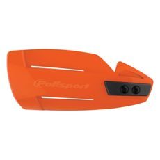 HANDGUARD POLISPORT HAMMER 8307800005 WITH UNIVERSAL PLASTIC MOUNTING KIT ORANGE 16
