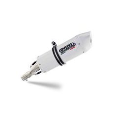 SLIP-ON EXHAUST GPR ALBUS KTM.CAT.43.ALB WHITE GLOSSY