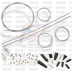 UNIVERSAL THROTTLE CABLE KIT VENHILL U01-4-125-GY GREY