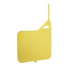 NUMBER PLATE POLISPORT 8673400001 YELLOW