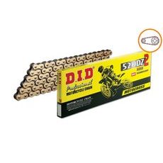 CHAIN KIT D.I.D CHAIN - ZLAT CHAIN 520 DZ, NON-SEALED, CHK FRONT SPROCKET JT, CHK ALUMINIUM CHK REAR SPROCKET JT FOR KTM SX-F 450 2022-2025