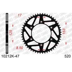 LANČENIK ZADNJI AFAM 10212K-47 47T, 520 CRNI