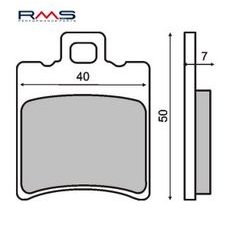 DISK PLOČICE RMS 225100199 ORGANIC