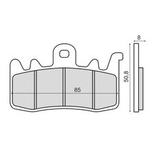 DISK PLOČICE RMS 225103193 SINTERED