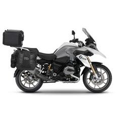 COMPLETE SET OF SHAD TERRA TR40 ADVENTURE SADDLEBAGS AND SHAD TERRA BLACK ALUMINIUM 55L TOPCASE, INCLUDING MOUNTING KIT SHAD BMW R 1200 GS ADVENTURE/ R 1250 GS ADVENTURE