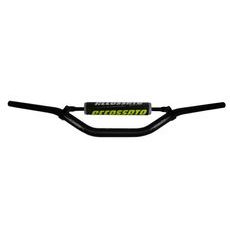 HANDLEBAR ACCOSSATO ALUMINIUM, 28.5 MM CRNI