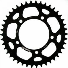 REAR ALU SPROCKET SUPERSPROX RAL-702:42-BLK CRNI 42T, 525