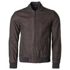 LEATHER JACKET GMS CASTILLO ZG73303 BROWN 6XL