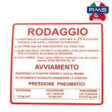 LABEL RMS 142721050 CRVEN "RODAGGIO"